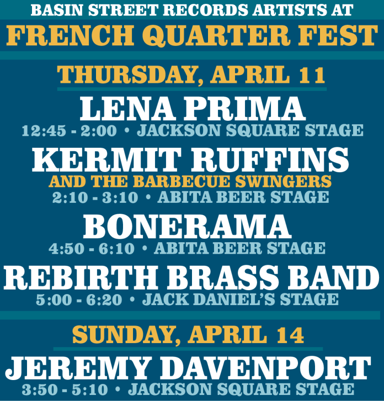 French Quarter Fest 2024! Basin Street Records